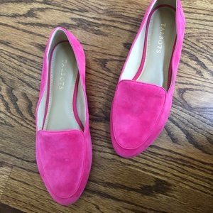 Fuschia Suede Flats too small for me